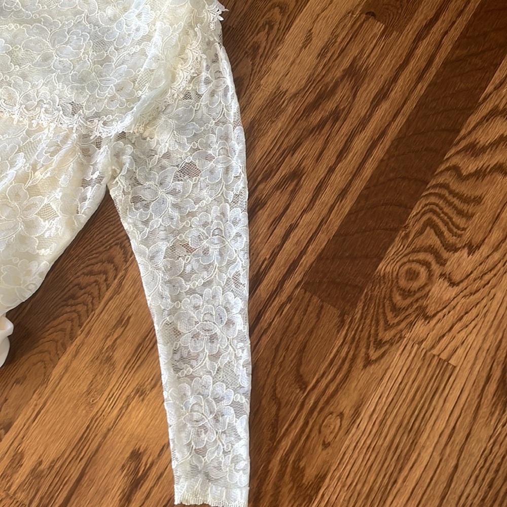 🤍Jessica McClintock Lacy Dress🤍 - Picture 10 of 13